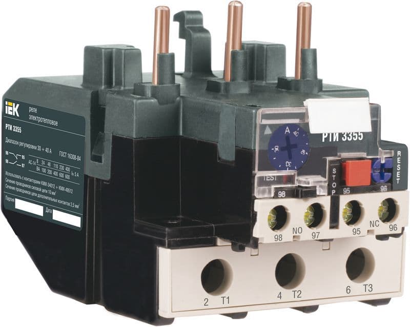 Реле тепл. РТИ 3357 37-50А KARAT IEK DRT30-0037-0050