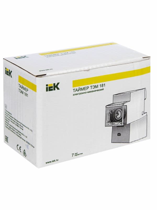 Таймер аналоговый ТЭМ-181 16А 230В на DIN-рейку KARAT IEK MTA20-16