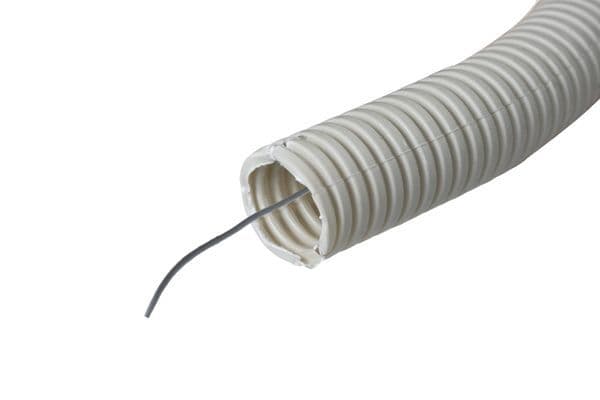 Труба гофрированная ПВХ d16мм с протяжкой (уп.10м) Plast PROxima EKF tg-z-16-10m