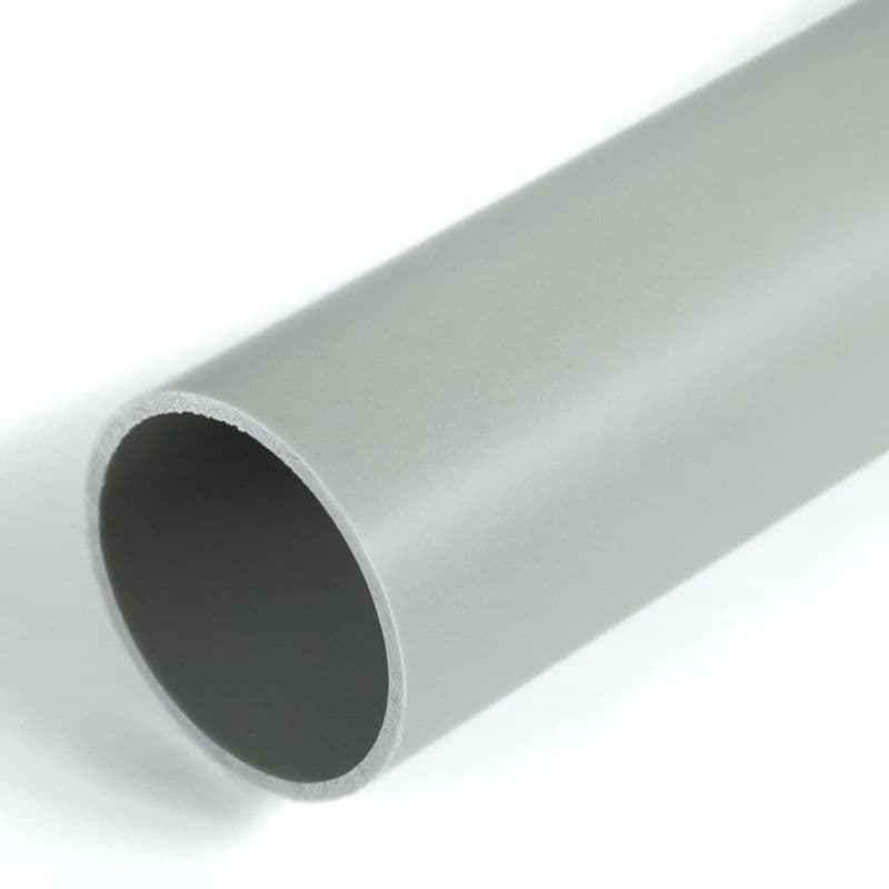Труба ПВХ жесткая d20мм сер. (дл.2м) Строитель PR05.0071
