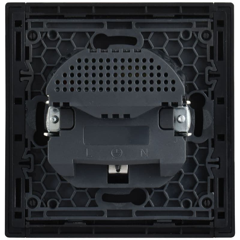 Розетка 1-м СП FORTE&PIANO FP847M 16А IP20 USB A+C 18Вт с заземл. защ. шторки винтовое крепление сл. кость IEK FP-R14-16-U22-018-M-K41