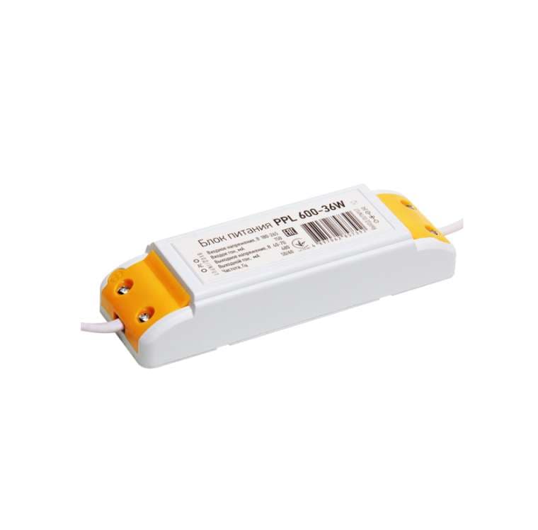Драйвер 860мА для PPL 600/1200 36Вт DC38v IP20 JazzWay 5005273