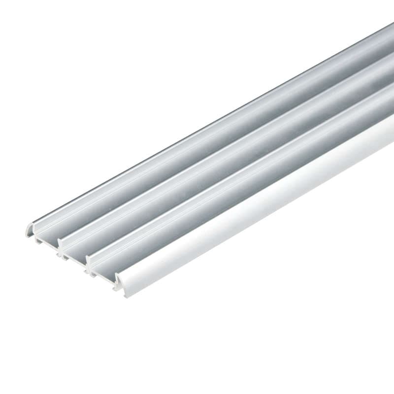 Профиль накладной для светодиод. ленты UFE-A08 SILVER 200 POLYBAG L2000 анодир. алюм. Uniel UL-00000602