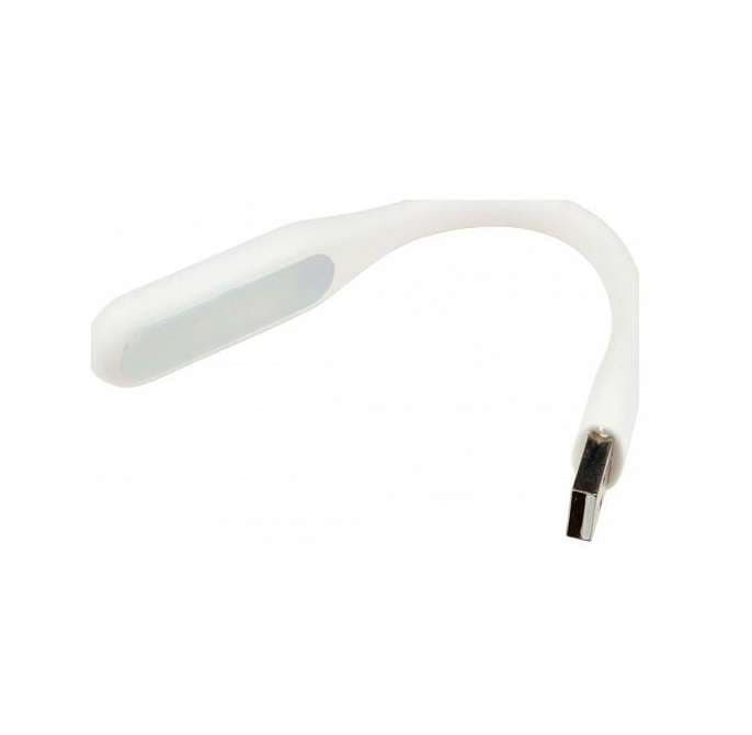 Фонарь-светильник переносной TLD-541 White 6LED прорезин. ЗУ USB картон бел. Uniel UL-00000253