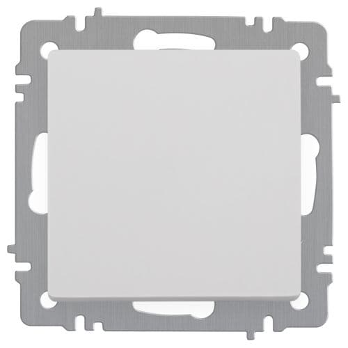 Выключатель 1-кл. СП Accent 6-101-01 10А IP20 250В AL/CU бел. Intro Б0063469