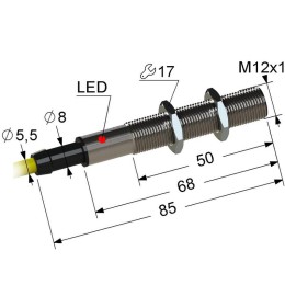 Выключатель бесконтактный PS2-12M85-2B84-Z (ВБ2.12М.85.2.8.4.Z) МЕГА-К A8010-79683887