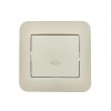 Выключатель промежуточный 1-кл.СП ASTI 10А IP20 в сборе крем. LEZARD 7081-0303-107