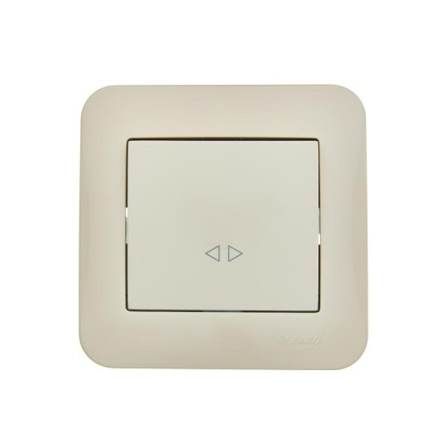 Выключатель промежуточный 1-кл.СП ASTI 10А IP20 в сборе крем. LEZARD 7081-0303-107