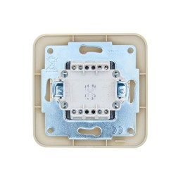 Выключатель промежуточный 1-кл.СП ASTI 10А IP20 в сборе крем. LEZARD 7081-0303-107