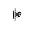 Розетка 1-м СП STRONG MIELE 16А с заземл. защ. шторки и крышкой жемчуж. Kranz KR-78-0702-4