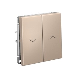 Выключатель для жалюзи 2-кл. ArtGallery 2х (сх. 4) 10А быстрозажим. клем. механизм песочн. SE GAL001