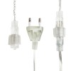 Гирлянда светодиодная "Мишура LED" 3м 288LED тепл. бел. 18Вт 220-240В IP20 провод ПВХ прозр. Neon-Ni