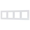 Рамка стеклянная FRM-GLARE-GS-4-WH Arlight 043802