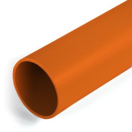 Труба гладкая ПВХ жесткая d20мм оранж. (дл.3м) (уп.150м) Промрукав PR03.0276