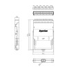 Кассета PPTR-CSS-1-6хDLC-MM/BG-BL (для опт. претерм. решений) 6 дуплексных портов LC/PC для многомод