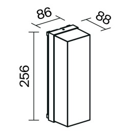 Светильник Conf 1х15Вт E27 IP65 бра настен. Maytoni O450WL-01GF