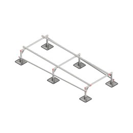 Конструкция опорная для установки оборудования TECHNORAPTOR STEELFOOT 1200х3000 тип 1 HD КМ TR0313