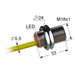 Выключатель бесконтактный PS2-18M33-8B11-K (ВБ2.18М.33.5.1.1.К) МЕГА-К A8010-80087606