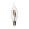 Лампа светодиодная LED-CW35-9W/4000K/E14 /CL PLS02WH Sky 9Вт прозрачная 4000К нейтр. бел. E14 (упак.