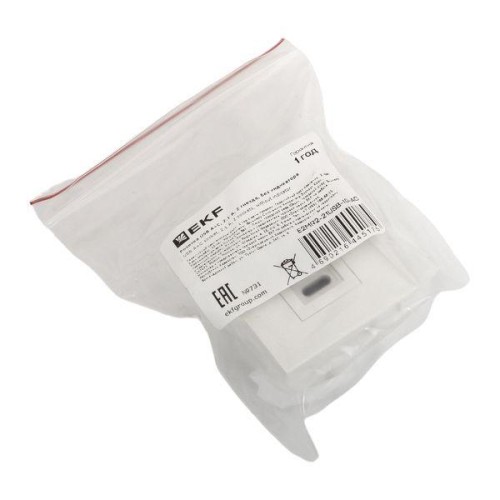 Розетка USB 2-м A+C 2.1А без индикатора бел. EKF E2MR2-21USB-10-AC