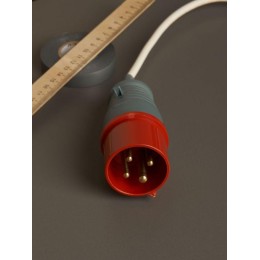 Вилка эл. каб. 16А 3P+PE 380В IP44 ССИ-014 IEK PSR02-016-4