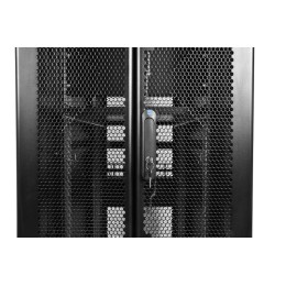 Шкаф серверный напольный Проф ШТК-СП-42.6.10-44АА-9005 42U 600х1000мм дверь перфорир. 2шт в сборе че