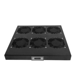 Модуль вентиляторный R-FAN-6K-1U-9005 19дюйм 1U 6 вентиляторов регулир. глуб. 390-750мм с контроллер