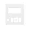 Накладка розетки 75252-39 Simon82 Centralizations бел. 82058-50