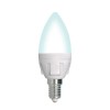 Лампа светодиодная LED-C37 7W/4000K/E14 /FR/DIM PLP01WH Яркая 7Вт матовая 4000К нейтр. бел. E14 димм
