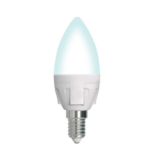 Лампа светодиодная LED-C37 7W/4000K/E14 /FR/DIM PLP01WH Яркая 7Вт матовая 4000К нейтр. бел. E14 димм