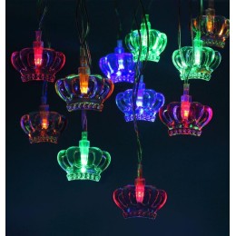 Гирлянда светодиодная "Нить Короны" 3м 20LED 8 режимов 220В IP20 мультиколор ЭРА Б0041898