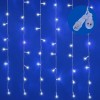 Гирлянда светодиодная "Занавес" ULD-C6030-450/TTK WARMWHITE-WHITE 6х3м IP44 эффект мерцания Uniel UL