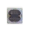Розетка 1-м СП ROUND MIELE 16А с заземл. защ. шторки с USB A+C быстрой зарядки 5В/3А перламутр Kranz