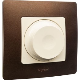 Механизм светорегулятора поворотного СП Etika 300Вт без нейтрали сл. кость Leg 672319