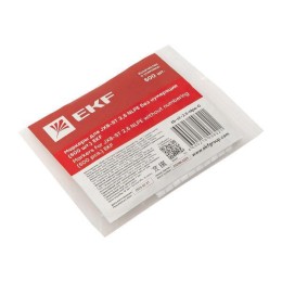 Маркеры для ST/Push-in 2.5 без нумерации для крепления сбоку (уп.500шт) EKF zb-st-2.5-nlpe-0