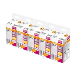 Лампа светодиодная LED Star Classic P 60 6.5W/830 6.5Вт шар матовая 3000К тепл. бел. E27 550лм 220-2