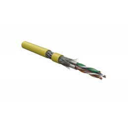 Кабель S/FTP кат.6A 4х2х26 AWG многопров. жилы patch PU ISFTP4-C6A-P26/7-PU-YL для сетей Industrial