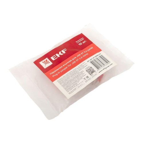 Перемычка втычная для ST/Push-in 2.5 10PIN (уп.10шт) EKF plc-per-st-10PIN-2.5