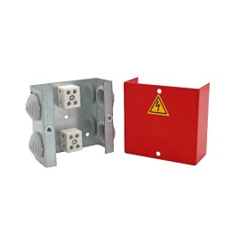 Коробка распределительная огнестойкая 80х80х35мм IP41 КРОПС-ST1 FRJB-KM-ST1-2.5-04-КРОПС-IP41 для ка