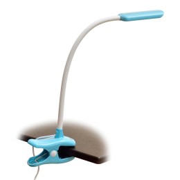 Светильник настольный TLD-554 Blue/LED/400Lm/5500K/Dimmer 4Вт «прищепка» сенсор. выкл. Uniel UL-0000