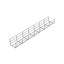 Лоток проволочный 400х80 L3000 сталь 4мм PL80-400-3000 INOX304 нерж. КМ LO26735