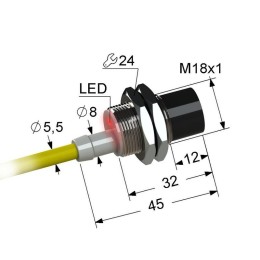 Выключатель бесконтактный PS2-18M45-8N31-Z (ВБ2.18М.45.8.3.1.Z) МЕГА-К A8010-T1772