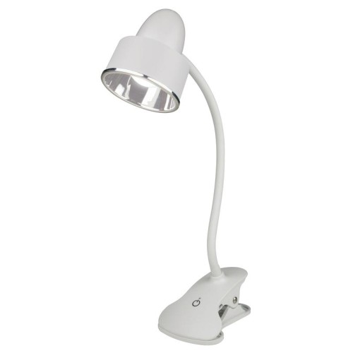 Светильник настольный TLD-557 Beige/LED/350Lm/5500K/Dimmer 5Вт «прищепка» сенсор. выкл. Uniel UL-000