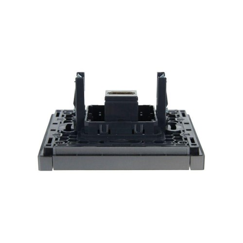 Розетка HDMI FORTE&PIANO FP540 сталь IEK FP-H10-K46