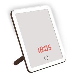 Светильник настольный TLD-591 Brown/LED/80Lm/6000K/Dimmer/T+M зеркало 4Вт встроен. аккум. сенсор дим