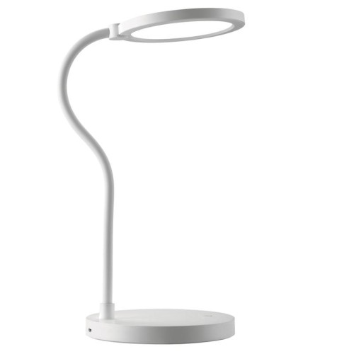 Светильник настольный TLD-553 White/LED/400Lm/4500K/Dimmer/USB 6Вт встроен. аккум. 1200мАч сенсор. в