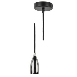 Патрон декоративный DLC-T-S32/E27 TS/1M/BL PEARL BLACK Techno провод 1м и крепление алюм. Uniel UL-0