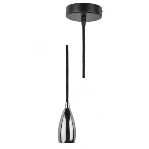 Патрон декоративный DLC-T-S32/E27 TS/1M/BL PEARL BLACK Techno провод 1м и крепление алюм. Uniel UL-0