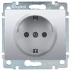 Розетка 1-м СП Galea Life 16А IP20 2P+E с заземл. защ. шторки немецк. стандарт с лицев. панелью меха