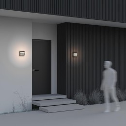 Светильник Downing Street 10Вт 3000К IP65 бра настен. Maytoni O020WL-L10B3K